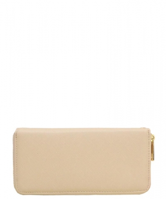 Fashion Textured Wallet W1168 BEIGE